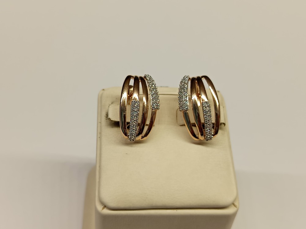 СЕРЬГИ С КАМНЯМИ (Au 585)