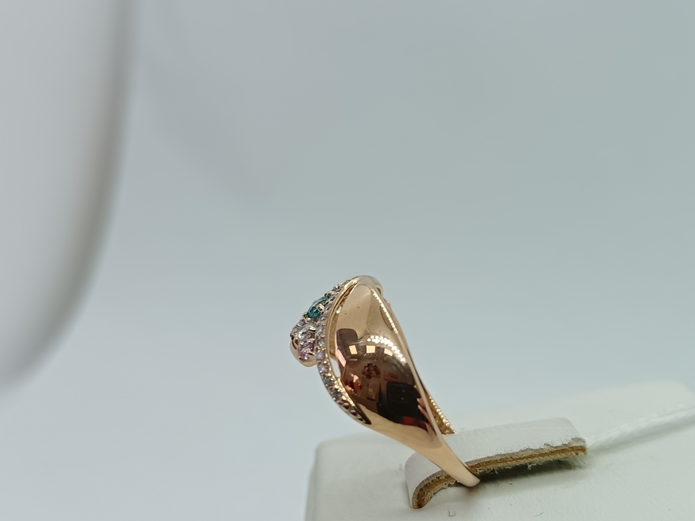 КОЛКМИ585 КОЛЬЦО С КАМНЯМИ (Au 585)