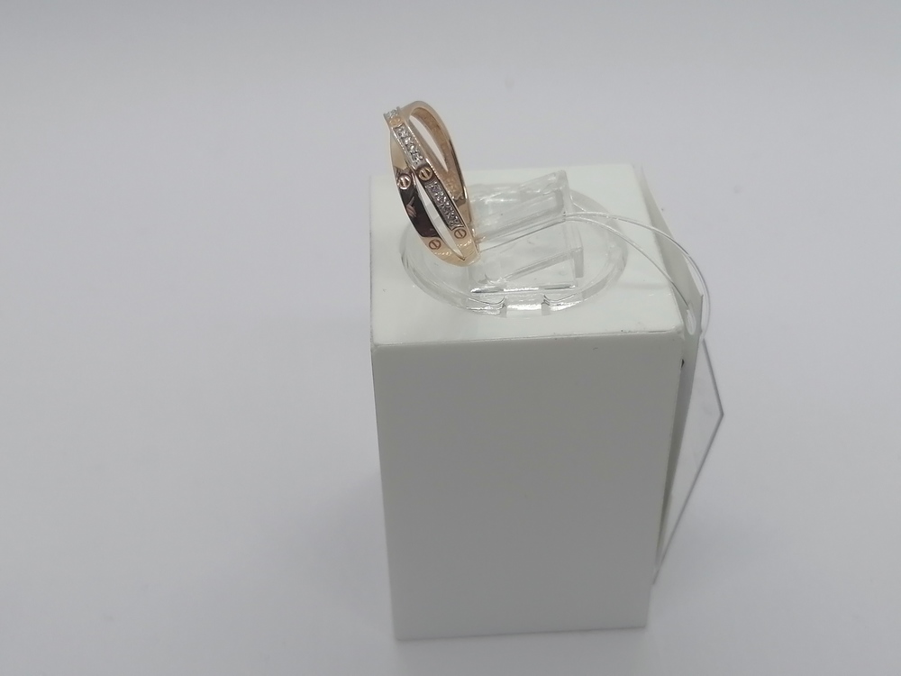 КОЛЬЦО С КАМНЯМИ (Au 585)