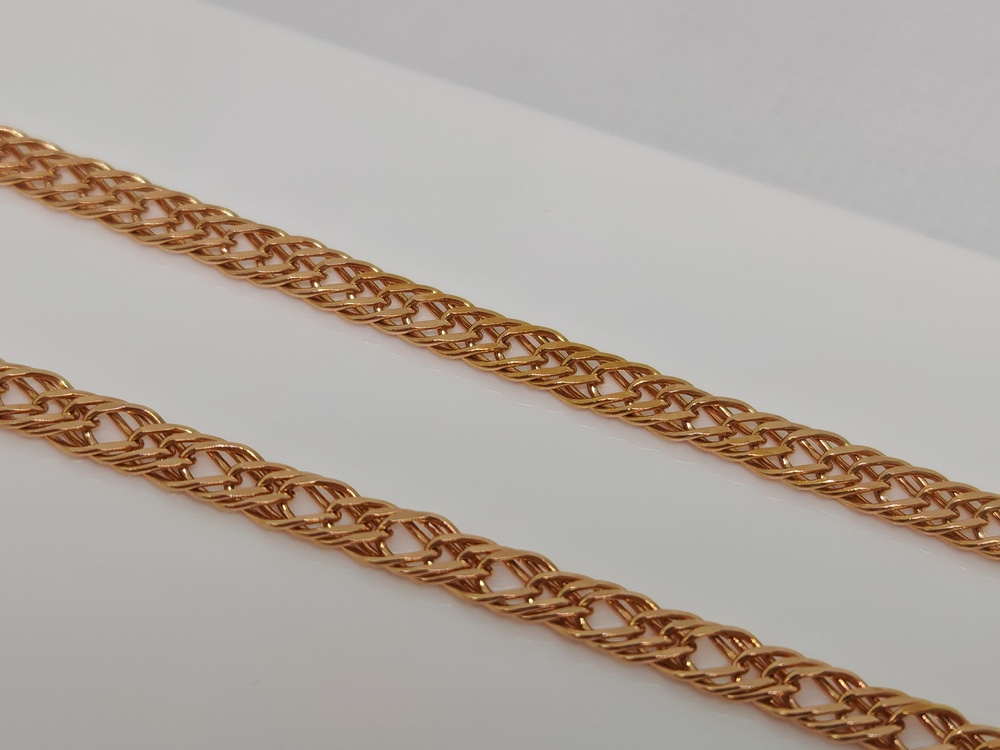 ЦЛР3585 ЦЕПЬ ПОЛНОВЕСНАЯ Ромб тройной (Au 585)