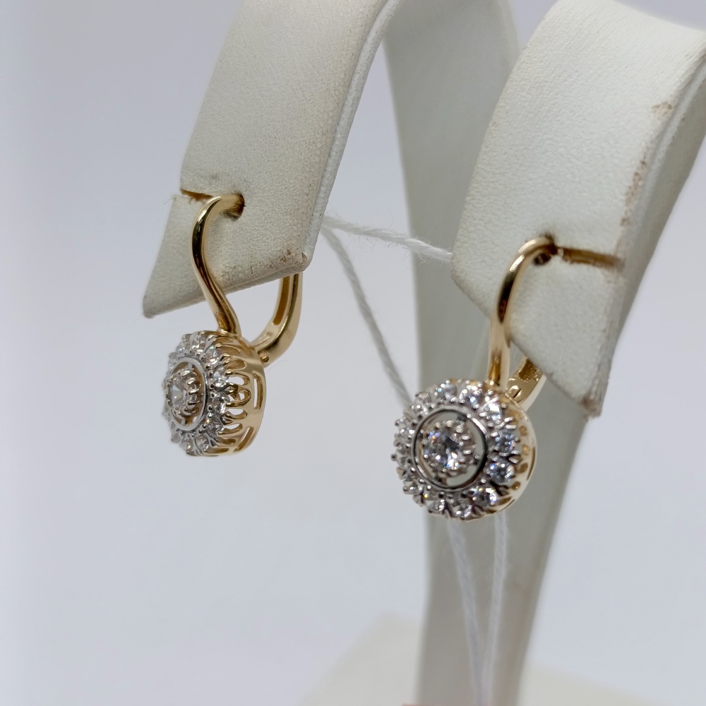 СЕРЬГИ С КАМНЯМИ (Au 585)