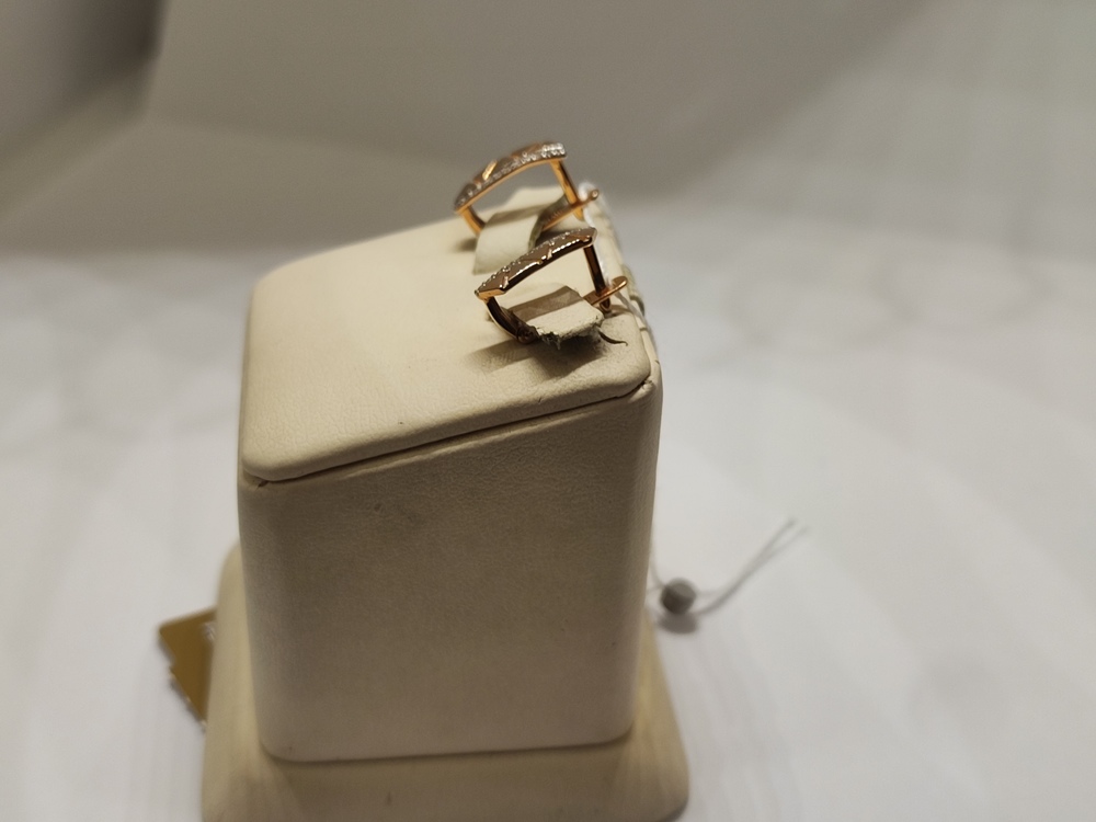 СЕРЬГИ С КАМНЯМИ (Au 585)