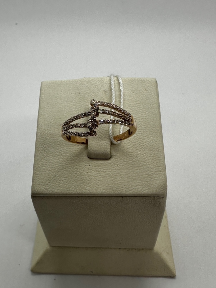 КОЛКМИ585 КОЛЬЦО С КАМНЯМИ (Au 585)