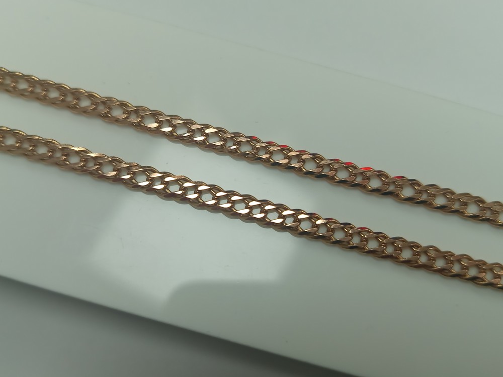 ЦЕПЬ ПОЛНОВЕСНАЯ Ромб двойной (Au 585)