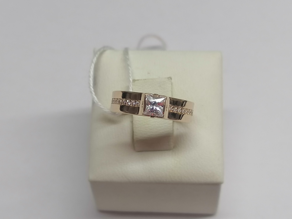 КОЛКМИ585 КОЛЬЦО С КАМНЯМИ (Au 585)