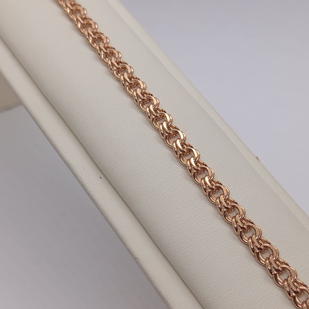 БРАСЛЕТ ПУСТОТЕЛЫЙ Бисмарк Au 585