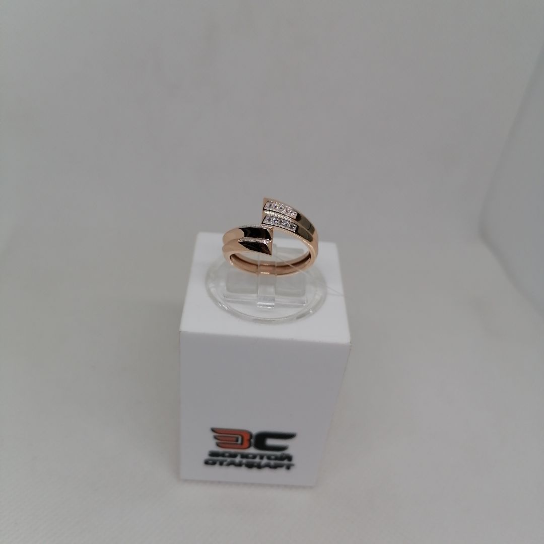 КОЛЬЦО С КАМНЯМИ (Au 585) КОЛЬЦО С КАМНЯМИ (Au 585)