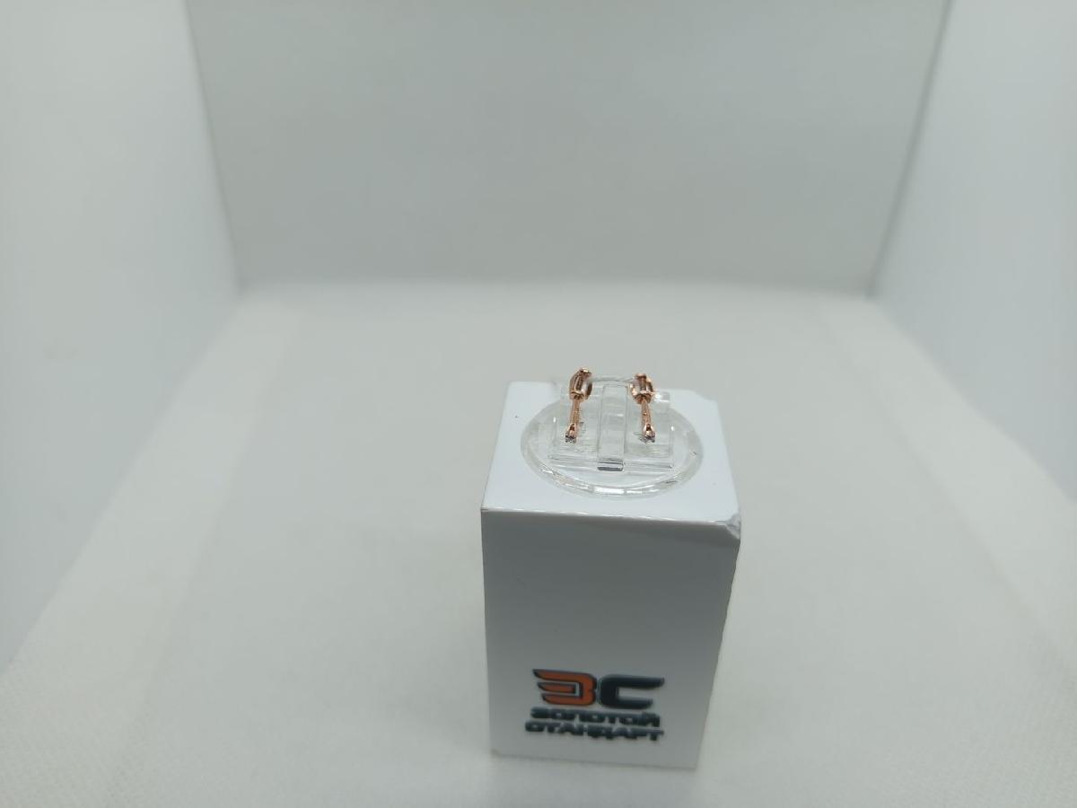 СЕРЬГИ С КАМНЕМ (Au 375)