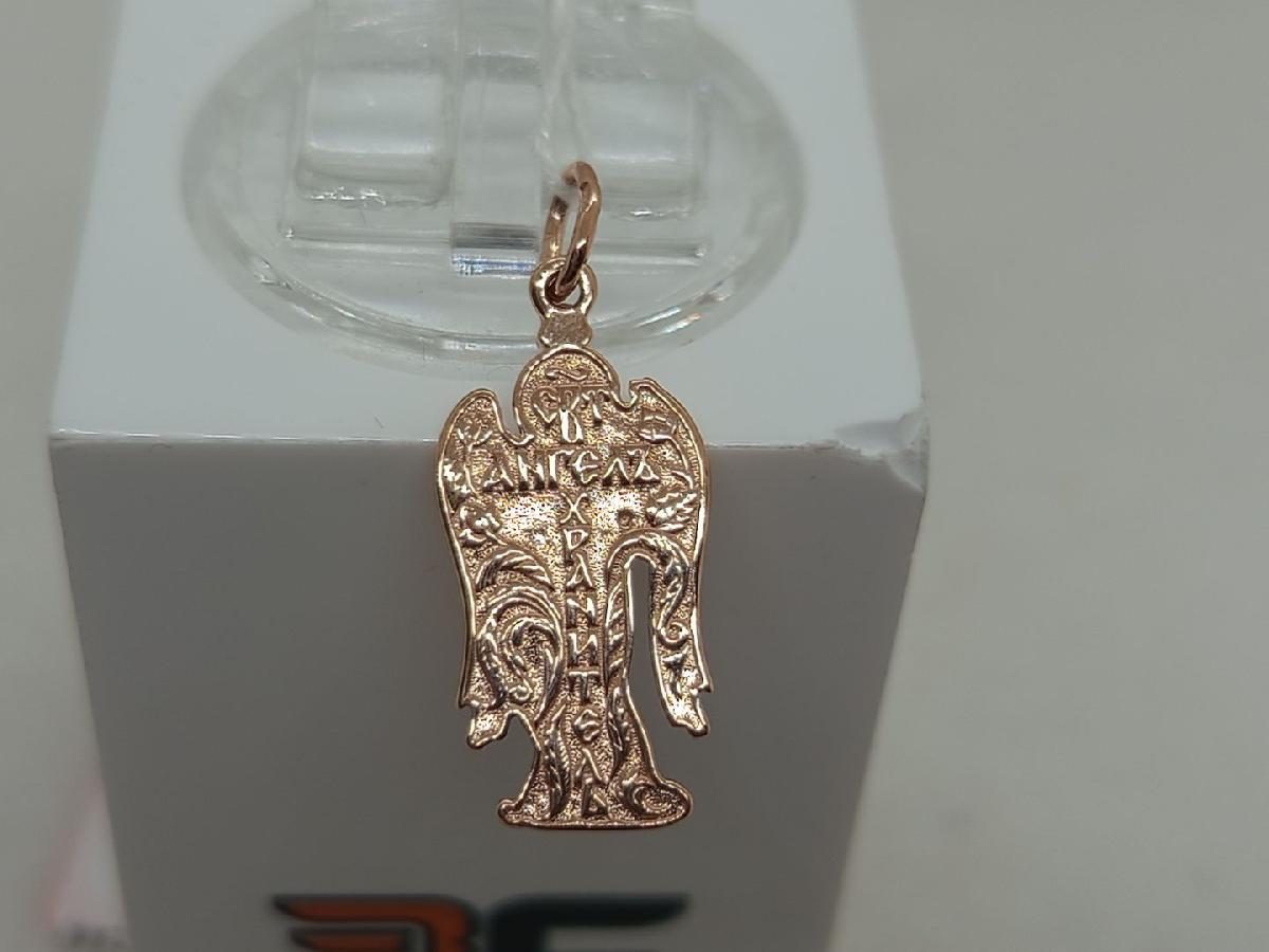 ПОДИКМ585 ПОДВЕСКА ИКОНА С КАМНЕМ (Au 585)