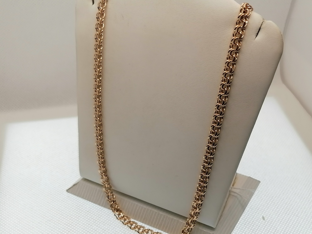 ЦЕПЬ ПОЛНОВЕСНАЯ Бисмарк (Au 585)