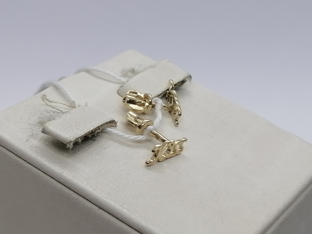 СПУС585 СЕРЬГИ ПУСЕТЫ (Au 585)