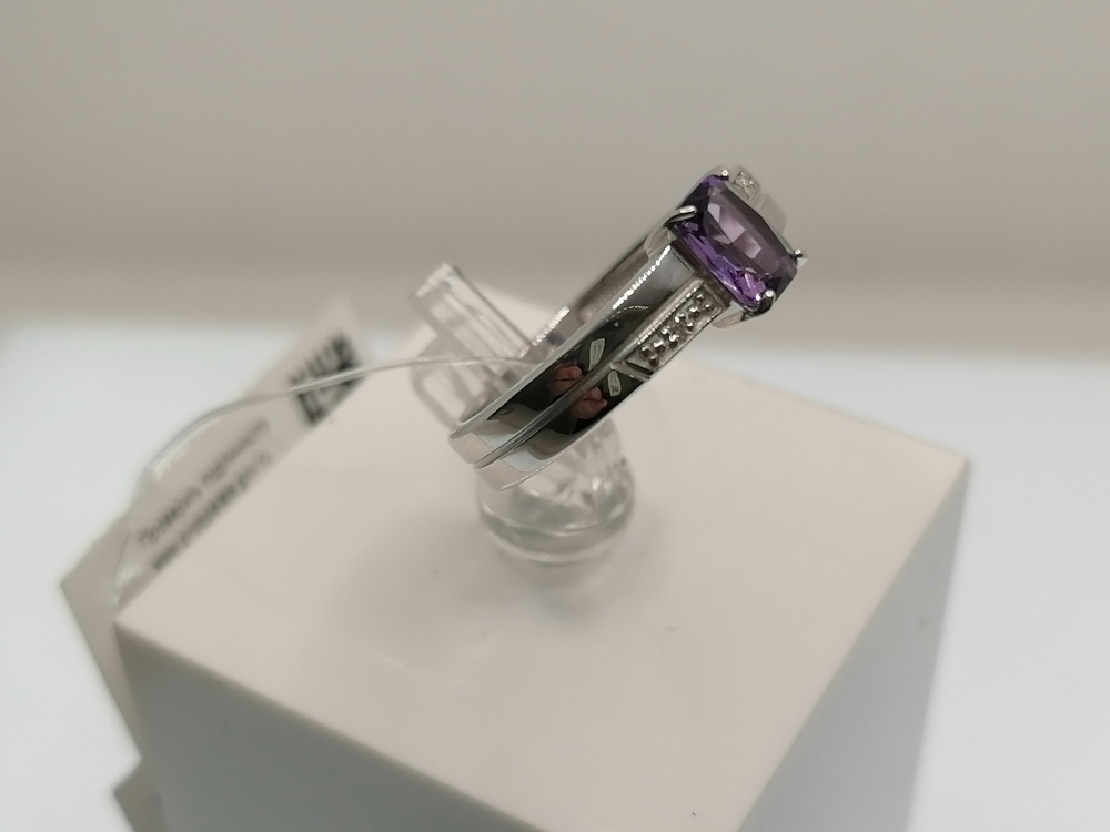 КОЛЬЦО БРИЛЛИАНТ (Ag 925)