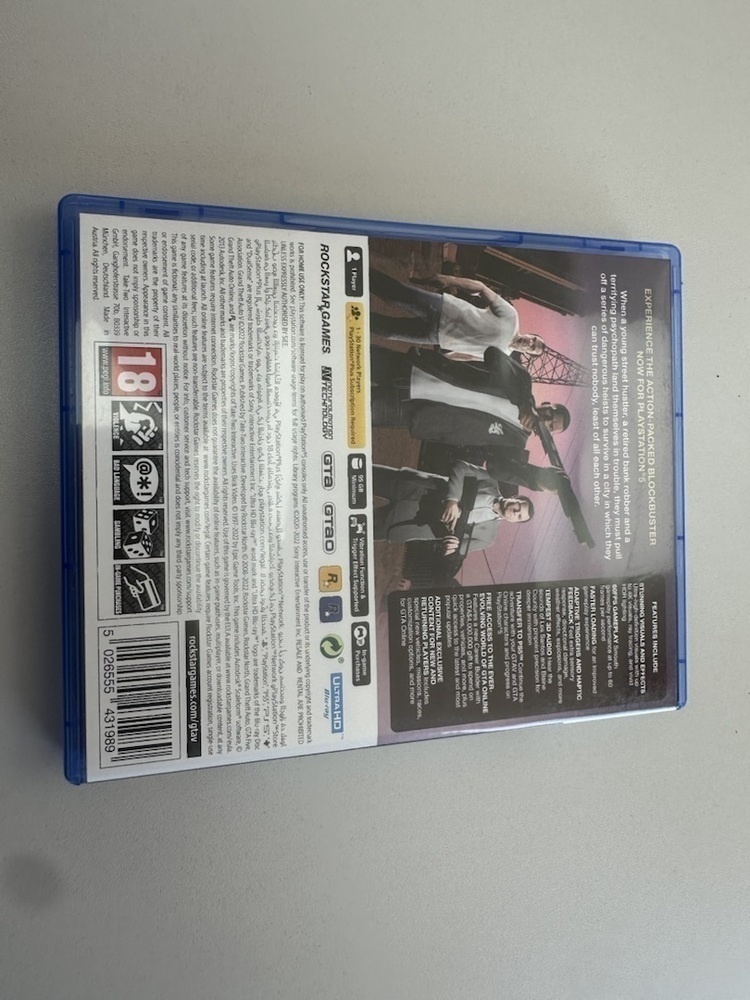 Игра Playstation 5 GTA 5