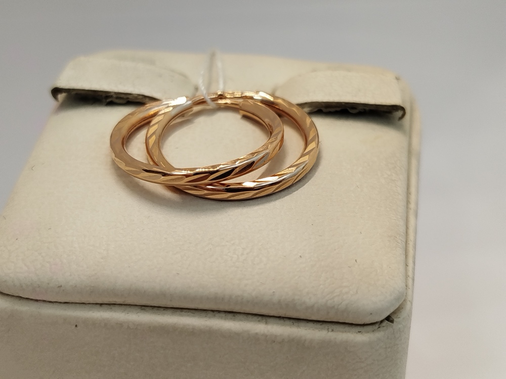 СКОН585 СЕРЬГИ КОНГО (Au 585)