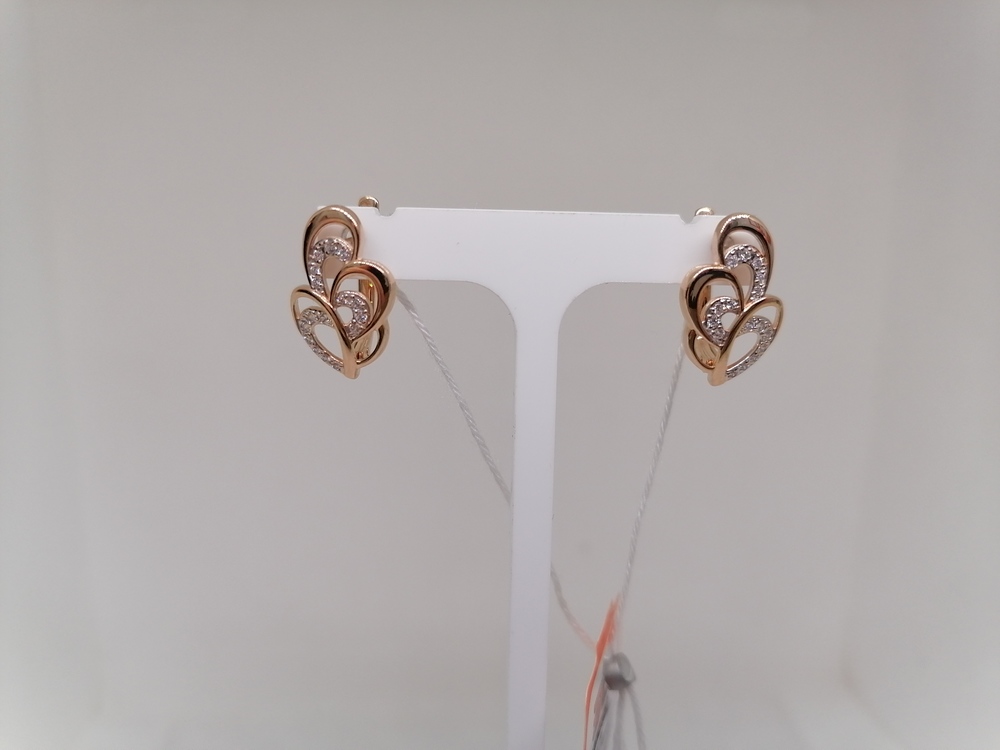 СЕРЬГИ С КАМНЯМИ (Au 585)