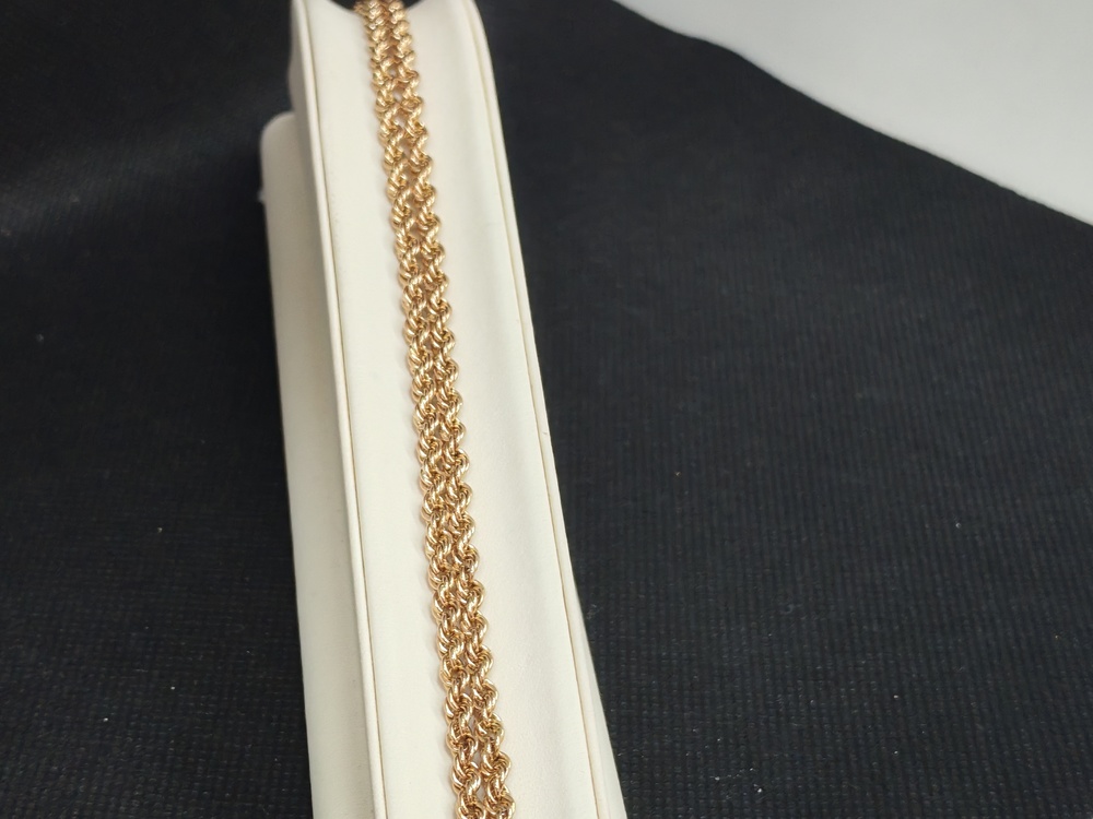 ЦЛВР585 ЦЕПЬ ПОЛНОВЕСНАЯ Веревка (Au 585)