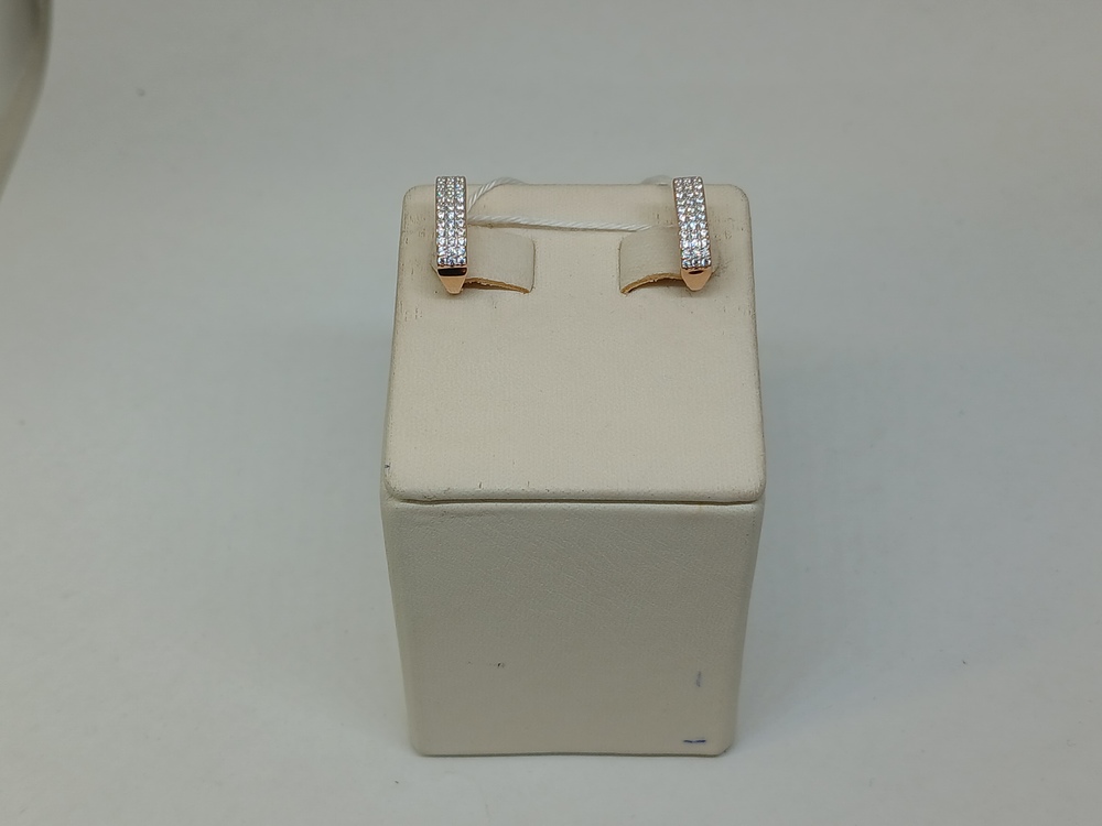 СКМИ585 СЕРЬГИ С КАМНЯМИ (Au 585)