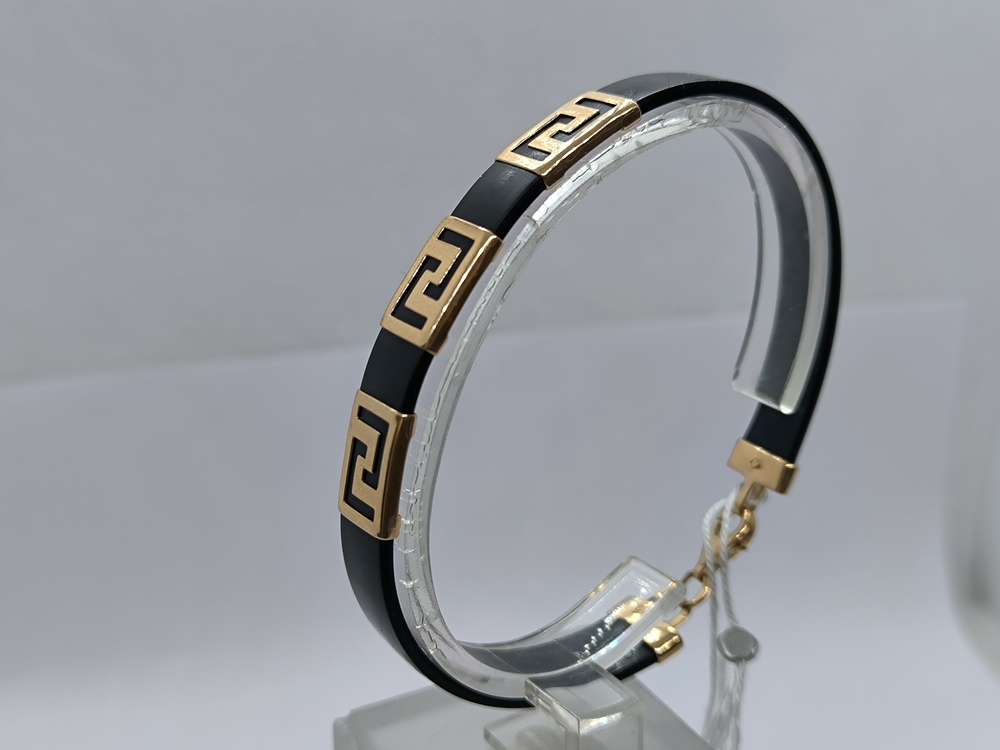 БРАСЛЕТ С КАУЧУКОМ Au 585