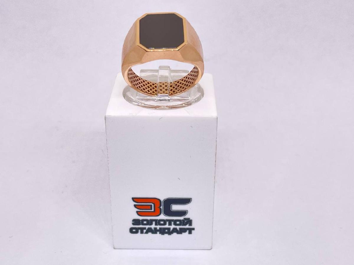 КОЛЬЦО ПЕЧАТКА оникс (Au 585)