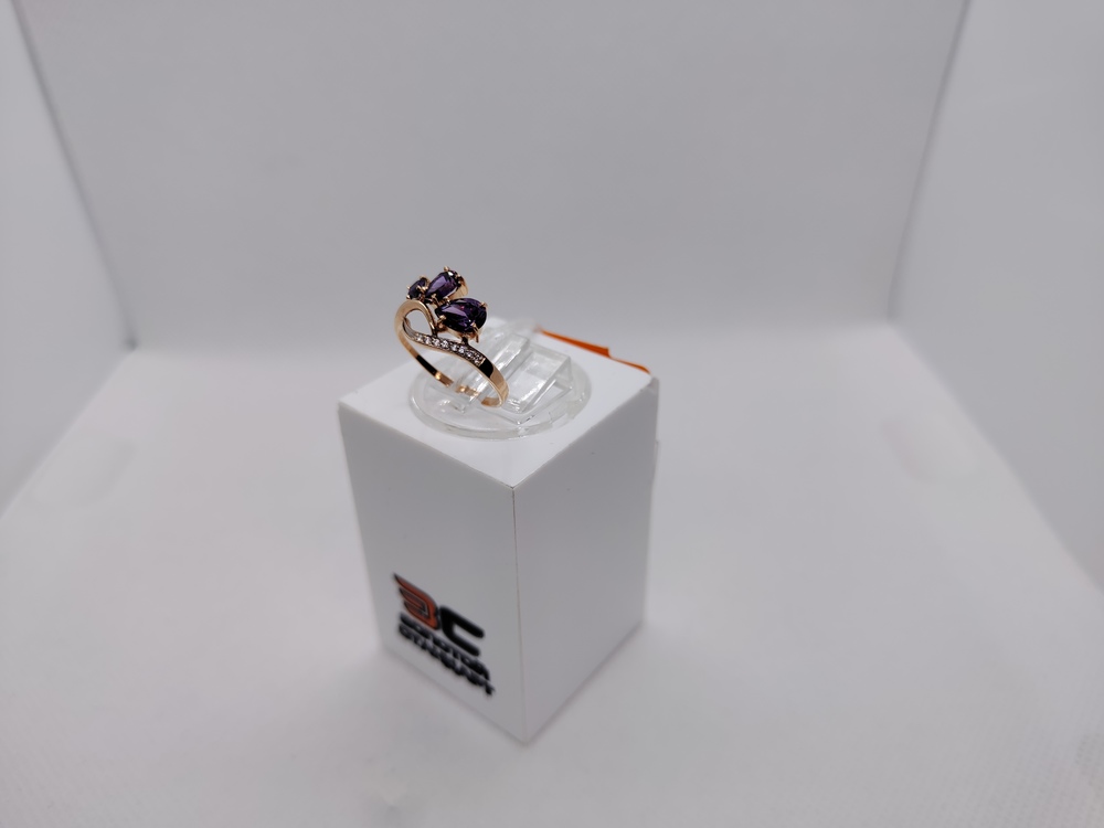 КОЛКМИ585 КОЛЬЦО С КАМНЯМИ (Au 585)