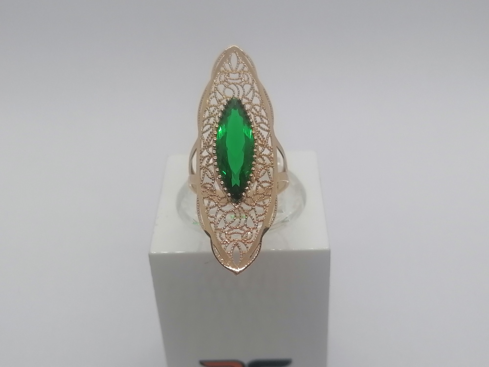 КОЛЬЦО С КАМНЕМ (Au 585)