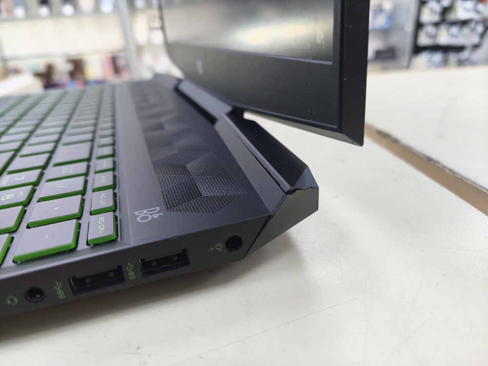 Ноутбук HP; I7-10750H, GeForce GTX 1650 TI, 16 Гб, 512 GB, Нет