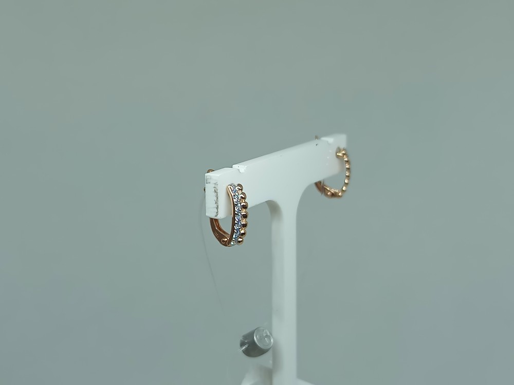 СЕРЬГИ С КАМНЯМИ (Au 585)