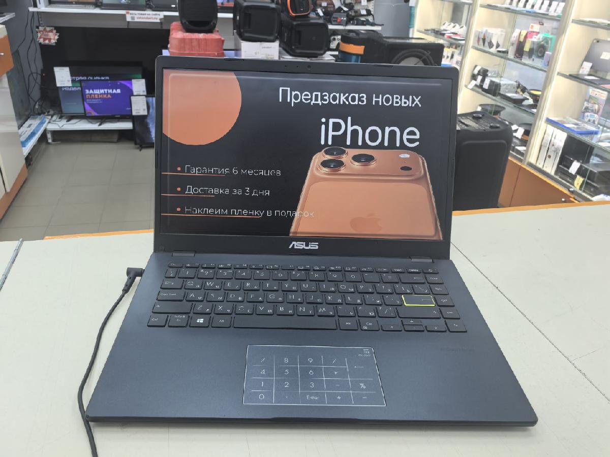 Ноутбук ASUS x415m; Silver N5030, Intel UHD Graphics 605, 4 Гб, 120 Гб, Нет