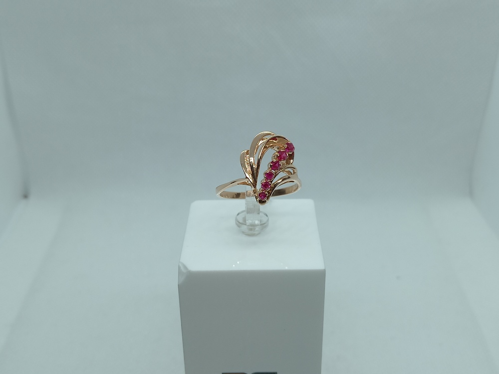 КОЛКМИ583 КОЛЬЦО С КАМНЯМИ (Au 583)