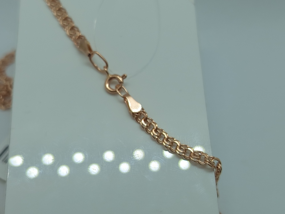 ЦЕПЬ ПУСТОТЕЛАЯ Бисмарк (Au 585)