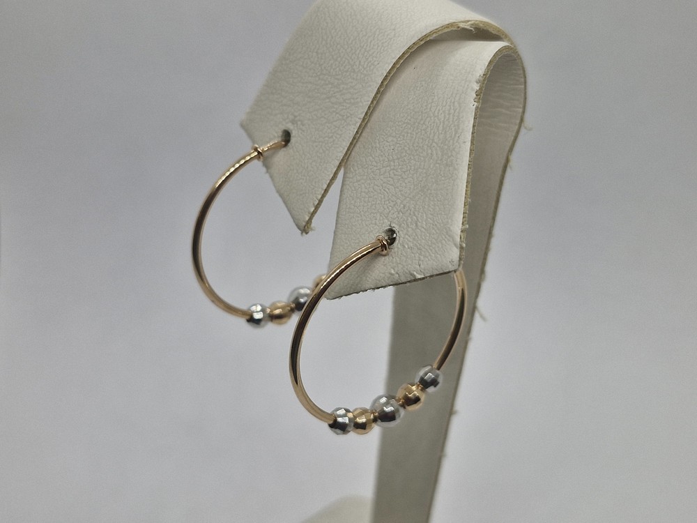 СЕРЬГИ КОНГО без камня (Au 585)