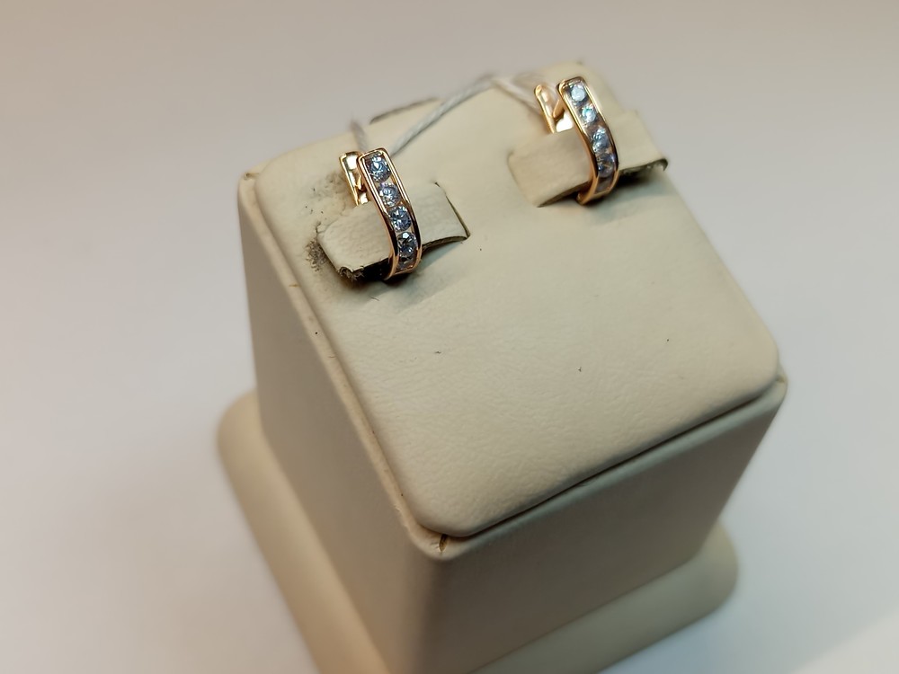 СЕРЬГИ С КАМНЯМИ (Au 585)