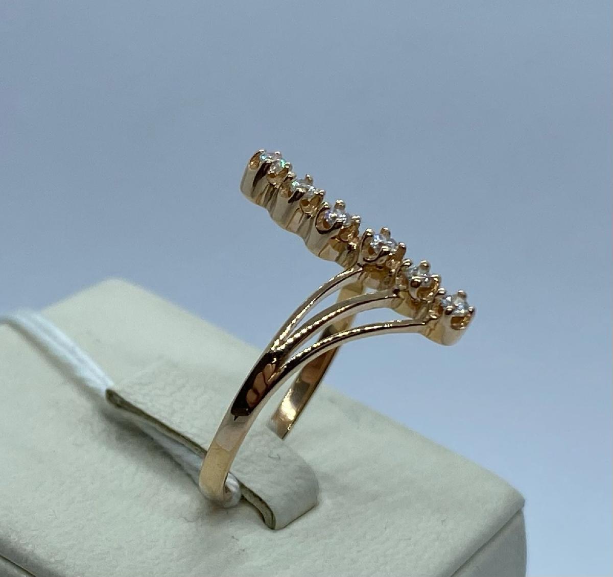 КОЛКМИ585 КОЛЬЦО С КАМНЯМИ (Au 585) КОЛКМИ585 КОЛЬЦО С КАМНЯМИ (Au 585)