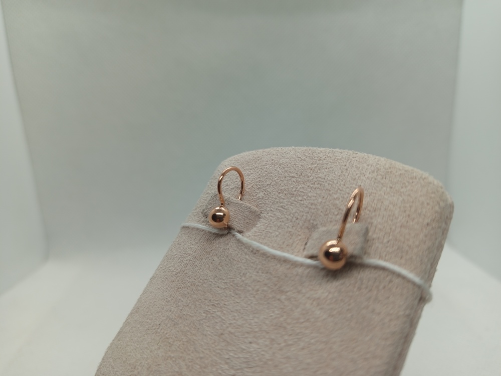 СЕРЬГИ БЕЗ КАМНЯ (Au 585)