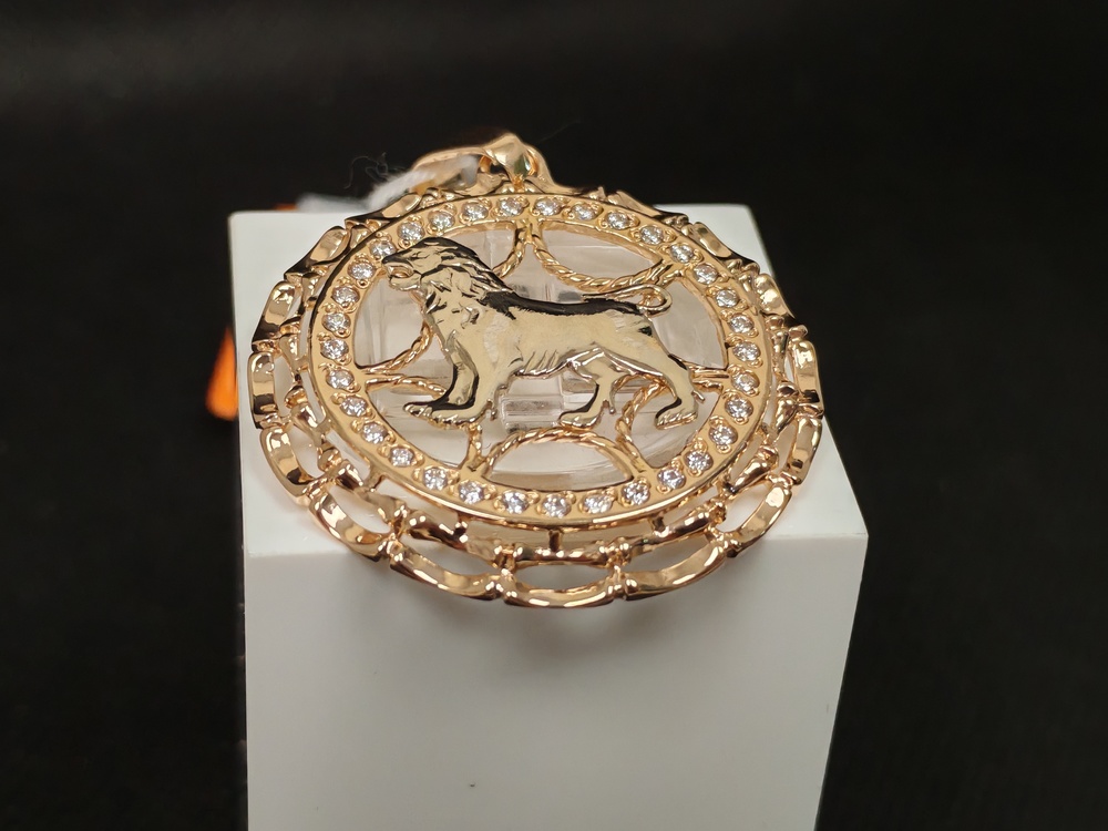 ПОДВЕСКА ЗНАК ЗОДИАКА ЛЕВ Au 585