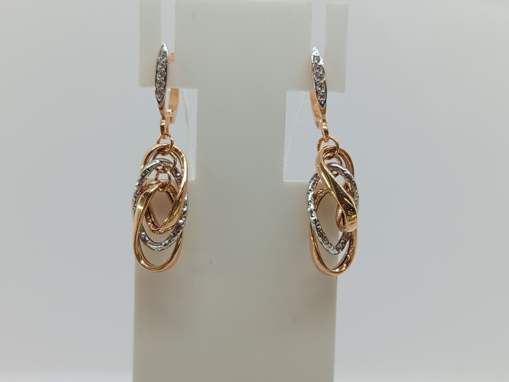 СЕРЬГИ С КАМНЯМИ (Au 585)