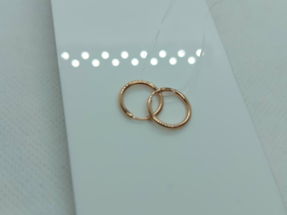 СЕРЬГИ КОНГО без камня (Au 585)