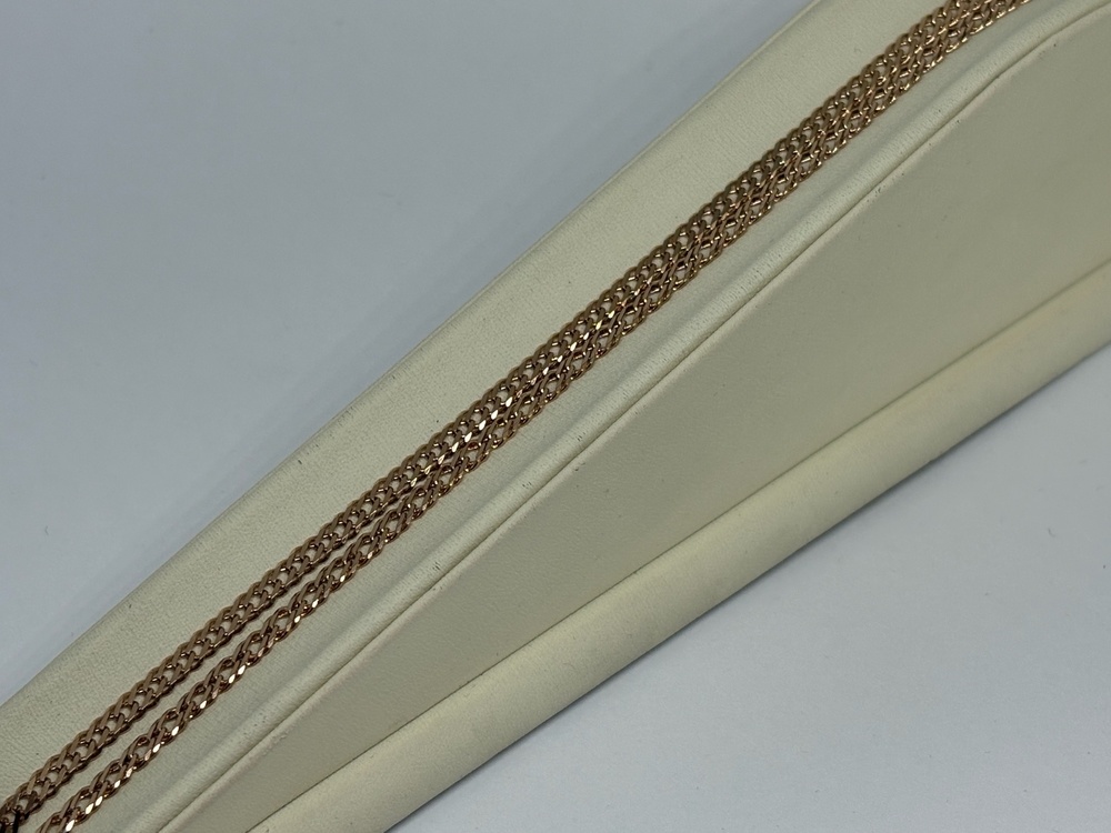 ЦЛР2585 ЦЕПЬ ПОЛНОВЕСНАЯ Ромб двойной (Au 585)