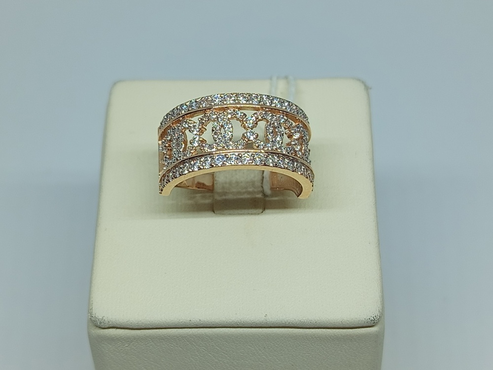КОЛКМИ585 КОЛЬЦО С КАМНЯМИ (Au 585)