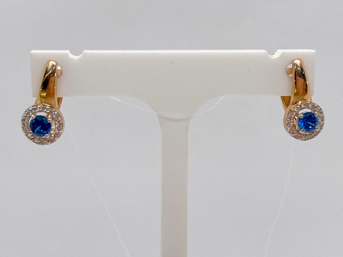 СЕРЬГИ С КАМНЯМИ (Au 585)