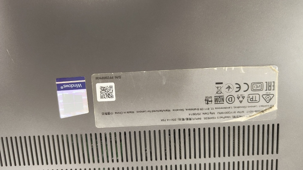 Ноутбук Lenovo; Ryzen 3 3200U, Radeon Vega 3, 6 Гб, 128 Гб, Нет