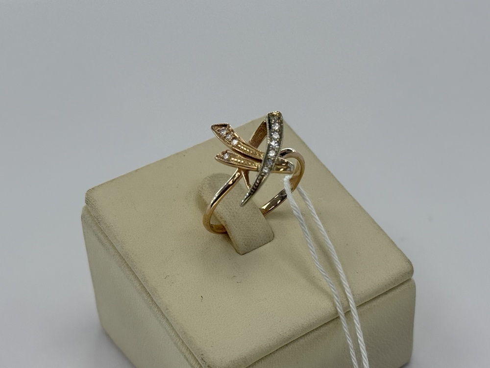 КОЛКМИ585 КОЛЬЦО С КАМНЯМИ (Au 585)