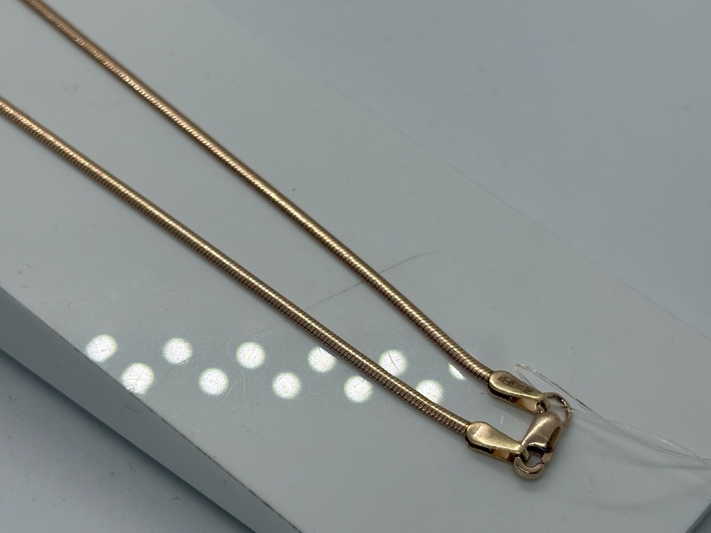 ЦЕПЬ ПОЛНОВЕСНАЯ Жгут(снейк) (Au 585)