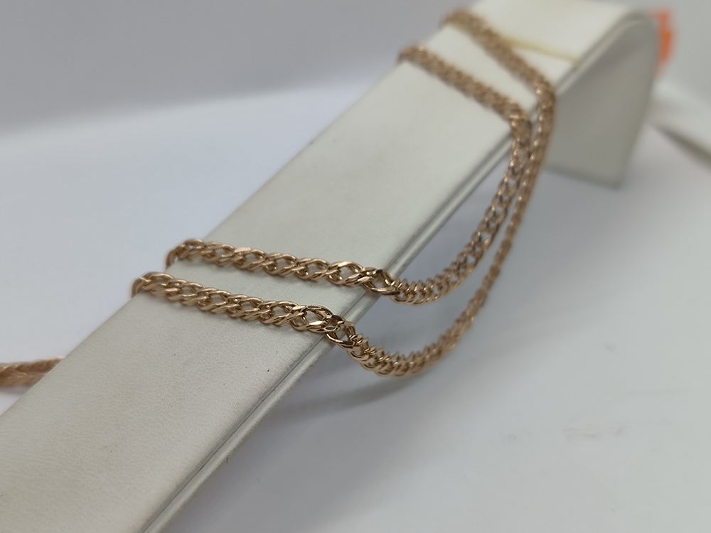 ЦЛР2585 ЦЕПЬ ПОЛНОВЕСНАЯ Ромб двойной (Au 585)