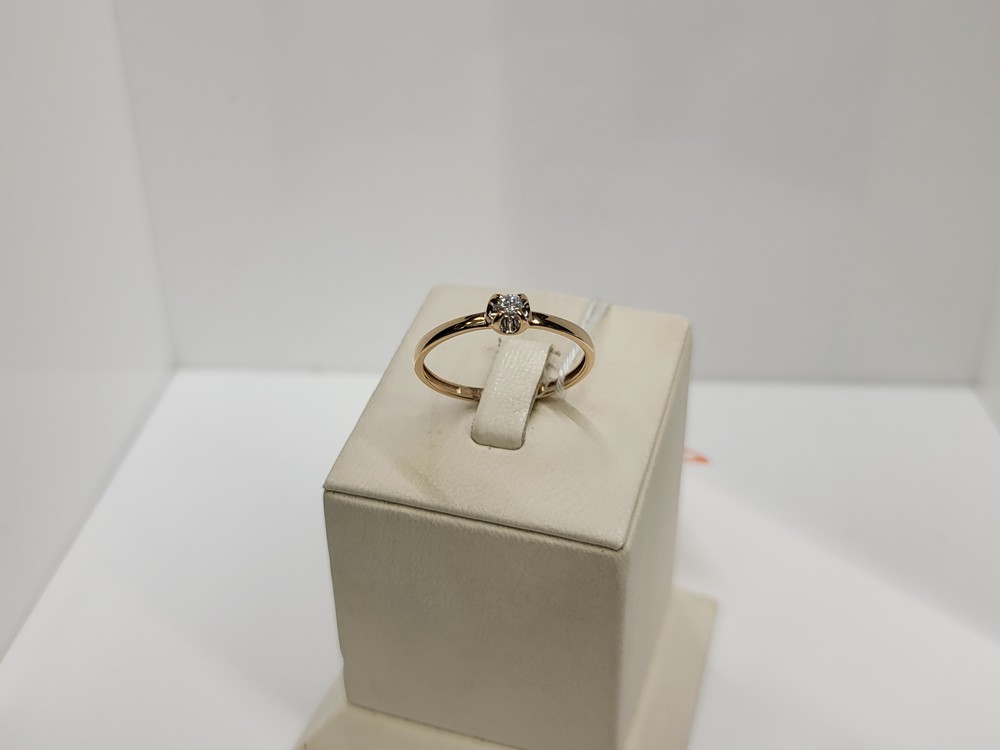 КОЛЬЦО БРИЛЛИАНТ Au 585