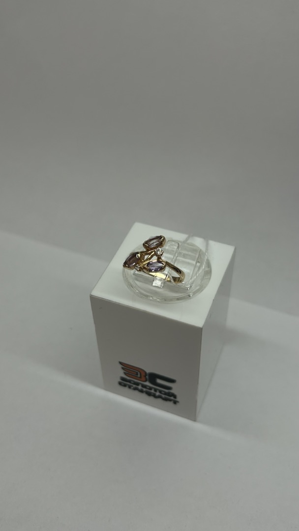 КОЛКМИ585 КОЛЬЦО С КАМНЯМИ (Au 585)