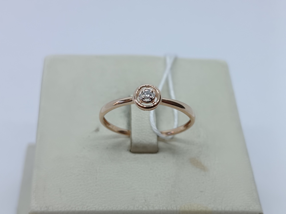 КОЛЬЦО БРИЛЛИАНТ Au 585