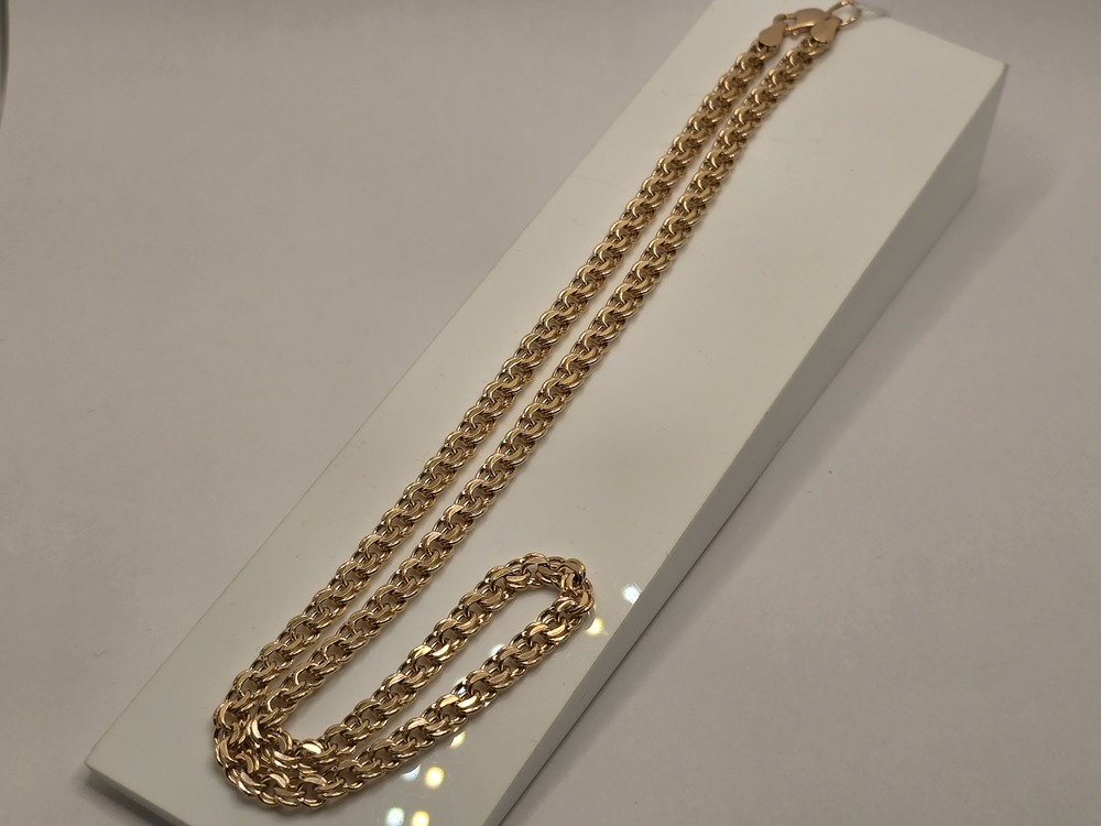 ЦПБС585 ЦЕПЬ ПУСТОТЕЛАЯ Бисмарк (Au 585)