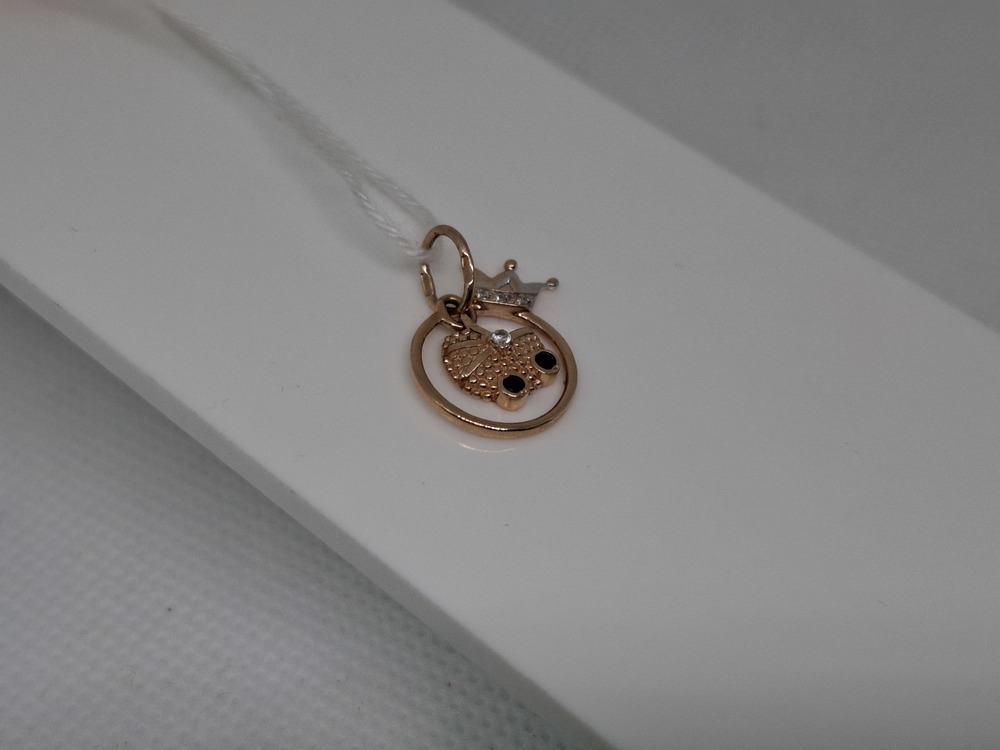 ПОДКМИ585 ПОДВЕСКА С КАМНЯМИ (Au 585)