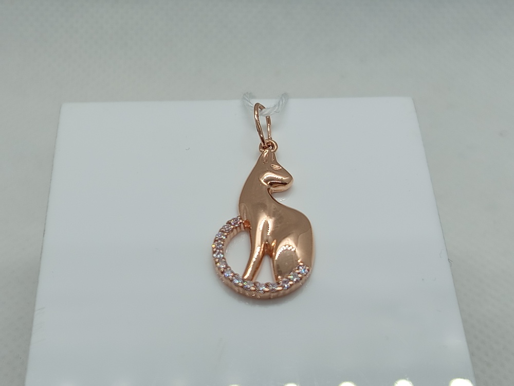 ПОДКМИ585 ПОДВЕСКА С КАМНЯМИ (Au 585)